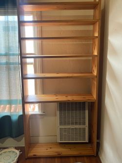 Natural Wood Bookcase MOVE OUT SALE