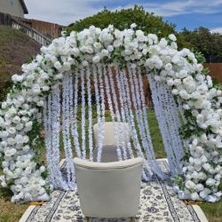 White Floral Arch