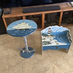 Beautiful table and bench set