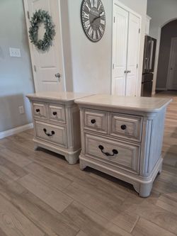 2 Wood Nightstands. Used, in good condition. 

29"W x 18"D x 28"H

$265