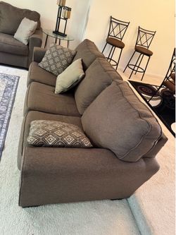 Sofa and loveseat