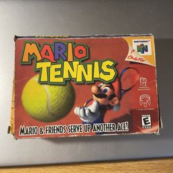 Nintendo 64 Mario Tennis N64  Game