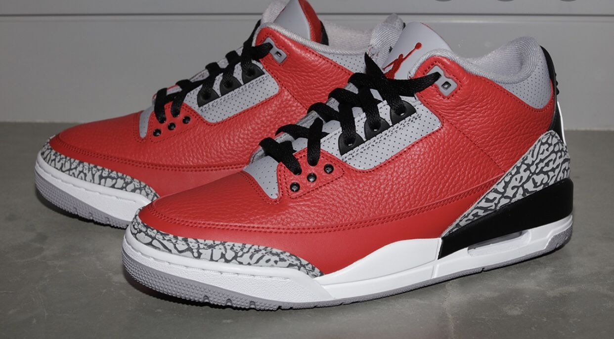 Jordan 3 red cement size 9 (don’t bother trying to scam me)