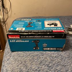 MAKITA 18v LXT SUB-COMPACT BRUSHLESS 1/2” DRIVER-DRILL KIT