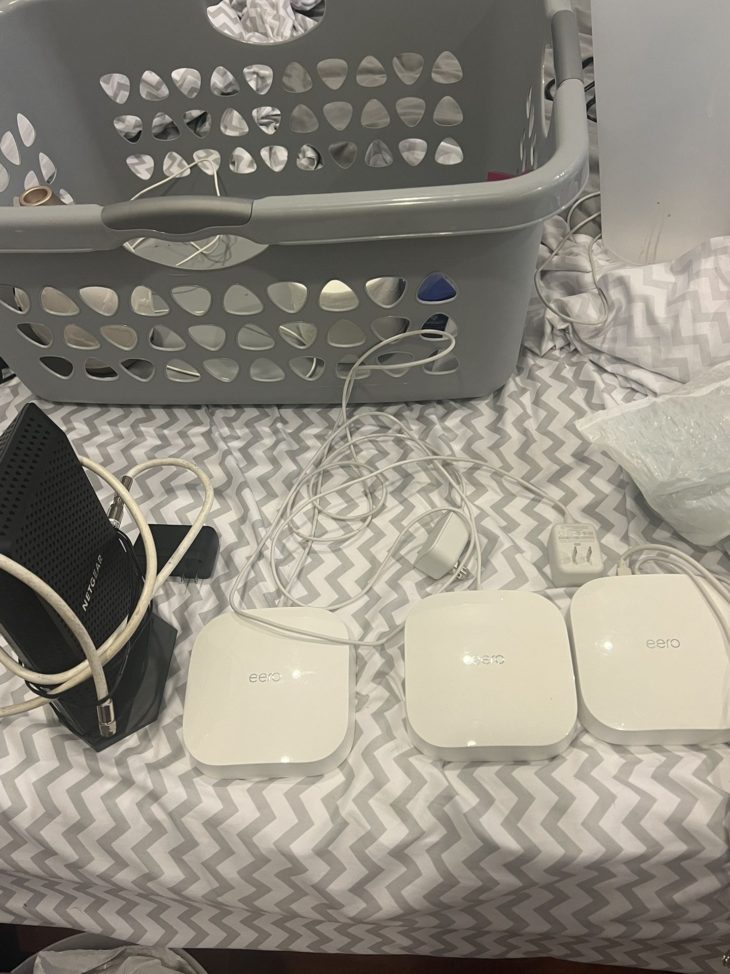 Netgear Modem and Eero mesh routers