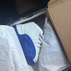 Jordan 12s Royal Blue & White 2025 