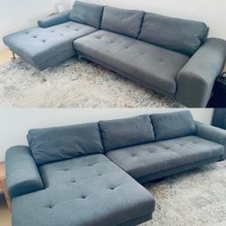 Blue Sectional couch