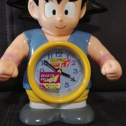 Dragon Ball Z Son Guku Alarm Talking Japanese Clock  Shop Display   Rare Item Antique  New Never Been Use 