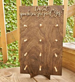 Personalized Donut Wall - Personalized Name, Gold or Silver Text