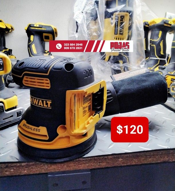 DeWalt 20V Max XR Cordless Brushless Random Orbital Sander