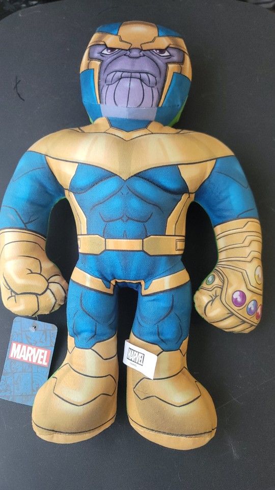 Double Sided Hulk & Thanos Plush Half Ems