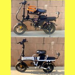 Two AimHigh Tech Mini Electric Bikes Both For: