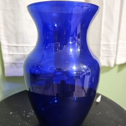 Blue Glass Vase