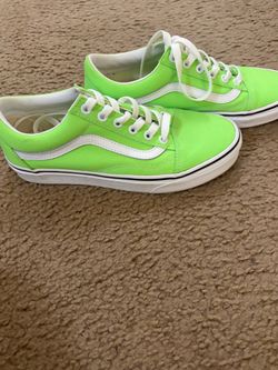 Neon green vans