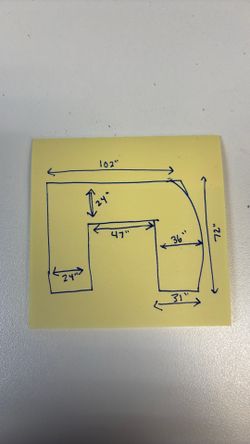FREE u-shaped executive desk (Hon)