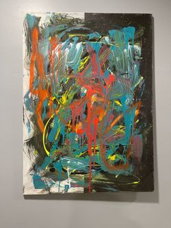 Large Original Abstract Expressionist Canvas Painting | Modern Contemporary Wall Art