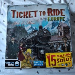 Days of Wonder Ticket to Ride Europe Train Board Game