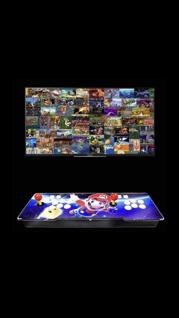  6060 In 1 Retro Video Games Double Stick Arcade Console, New Pandora Box 11s