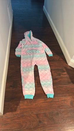 Cat&Jack fleece mermaid onesie 14/16