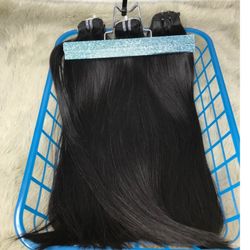 Straight 30 Inch Jet Black Hair 