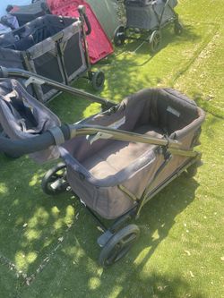 Wagon That Folds Flat In Good Cond No Sun Shade