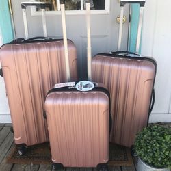 Luggage set 30” 26” 20” carry on suitcase maletas travel bag back pack vanity makeup bag