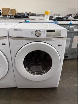 🚨OPEN BOX Samsung Smart Front-Load Washer & Electric Dryer Set | White | WF45T6000AW / DVG45B6300W