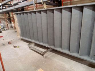 Steel Stair stringer (4'w x 16'L)