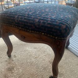 Antique Foot Stool Or Stool