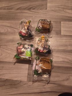 Toonsylvania Happy Meal Toys Set of 5