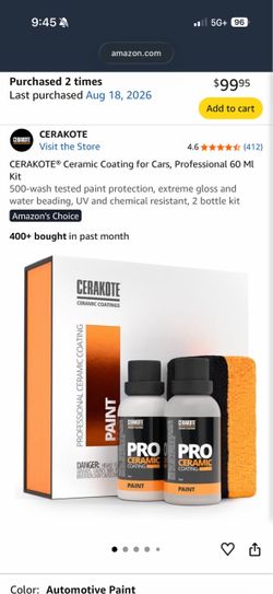 Cerakote Pro Ceramic Coating Kit 60ml