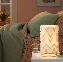 Boho Rattan Cylinder Kids' Nightlight (Light Bulbs Not Included)