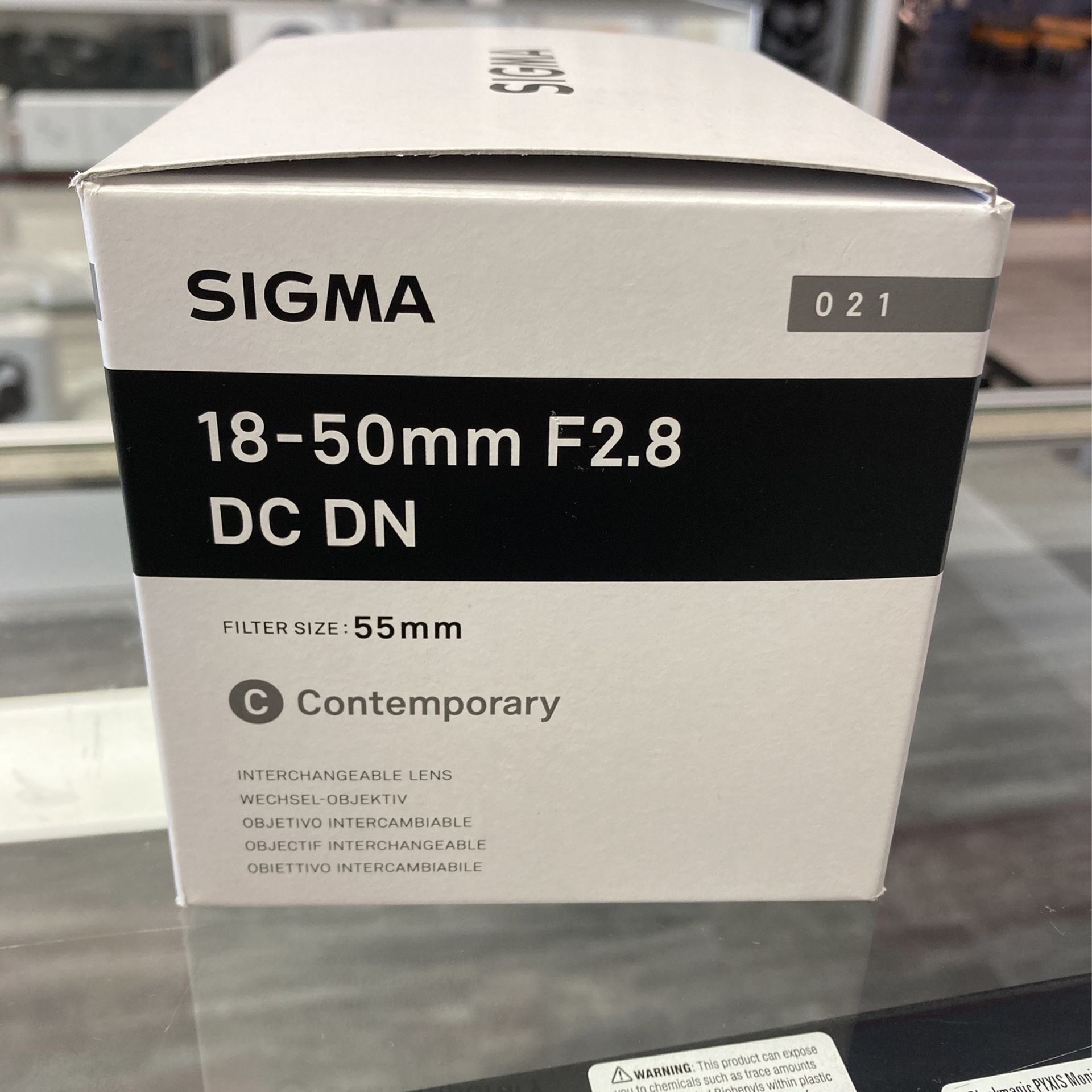 Sigma 18-50mm F2.8 For Fuji X