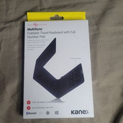 Kenex Foldable Travel Keyboard with Full Number Pad 
