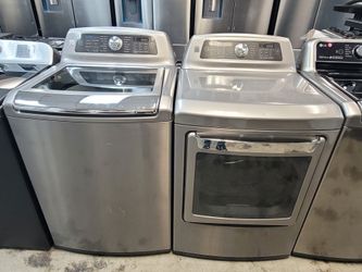 Kenmore Top Loading Washer And Stackable Gas Dryer Set