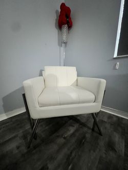 White Accent Chair