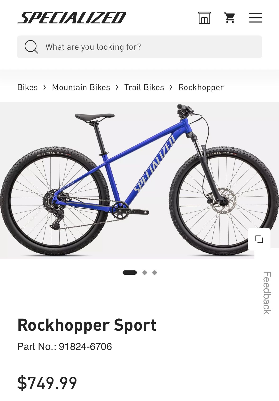 Specialized Rockhopper Sz L