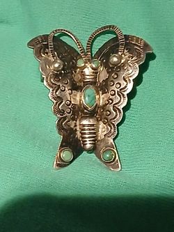 Native American Vintage Butterfly Pin
