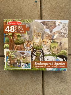 Melissa & Doug Endangered Species Floor Puzzle
