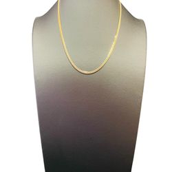 18” 10K Yellow Gold Miami Cuban Necklace 