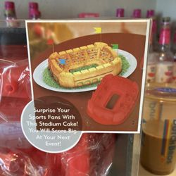 Silicone Cake Pan - Stadium Shape