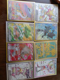 Gold and silver star EX pokemon cards