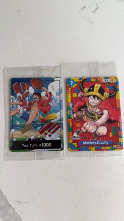 OP17 Prerelease Luffy/Zoro don + Lego luffy promo packs