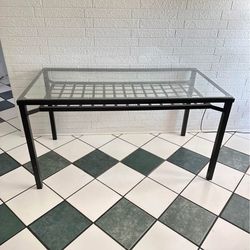 Glass Top Dining table