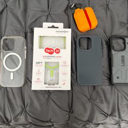  IPhone 15  Pro  MagSafe Cases Apple/Urban Armor/Tech 21 And AirPod Pro Case $7 Each