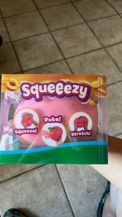 Squeeezy Peach Squishy Stress Ball Toy