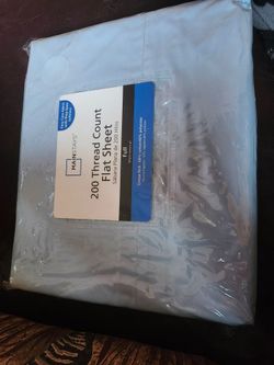 Mainstays 200 thread count full flat sheet