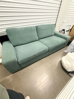 IKEA- KIVIK Loveseat, Kelinge gray-turquoise
