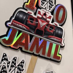 Racing Cake Topper