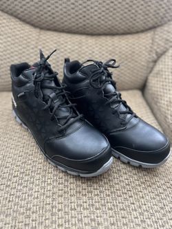 SUBLITE CUSHION WORK - RB4144 Men's Athletic Waterproof Mid-Cut - Black and Grey
